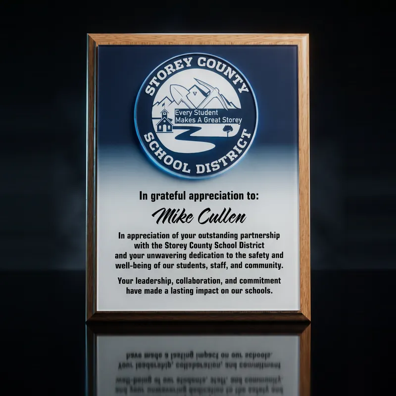 Custom fabricated award pieces by Trophy Tek